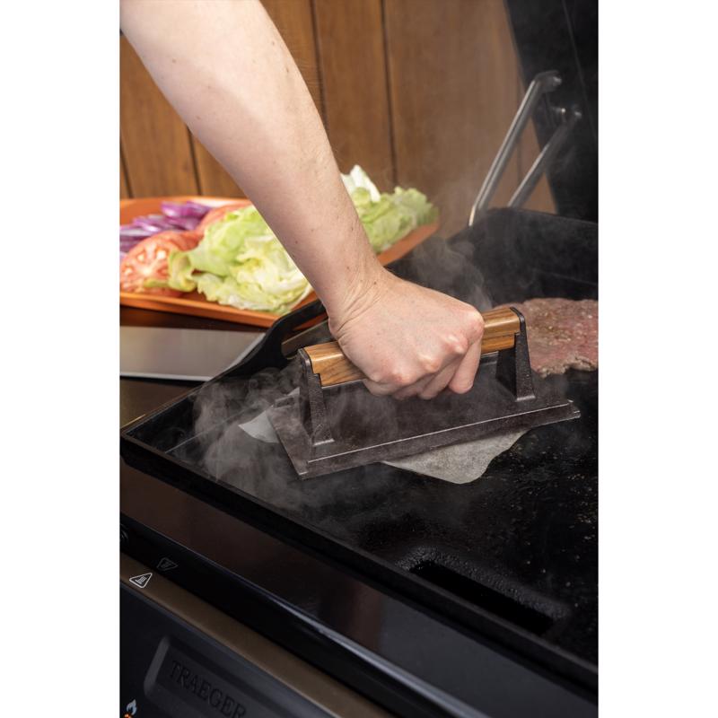 Traeger Stainless Steel Burger Press 4 in. L X 3.25 in. W