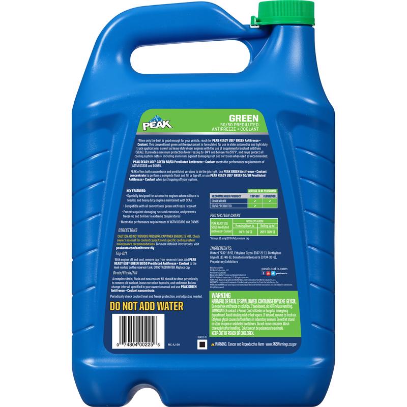 Peak Ready Use 50/50 Antifreeze/Coolant 1 gal