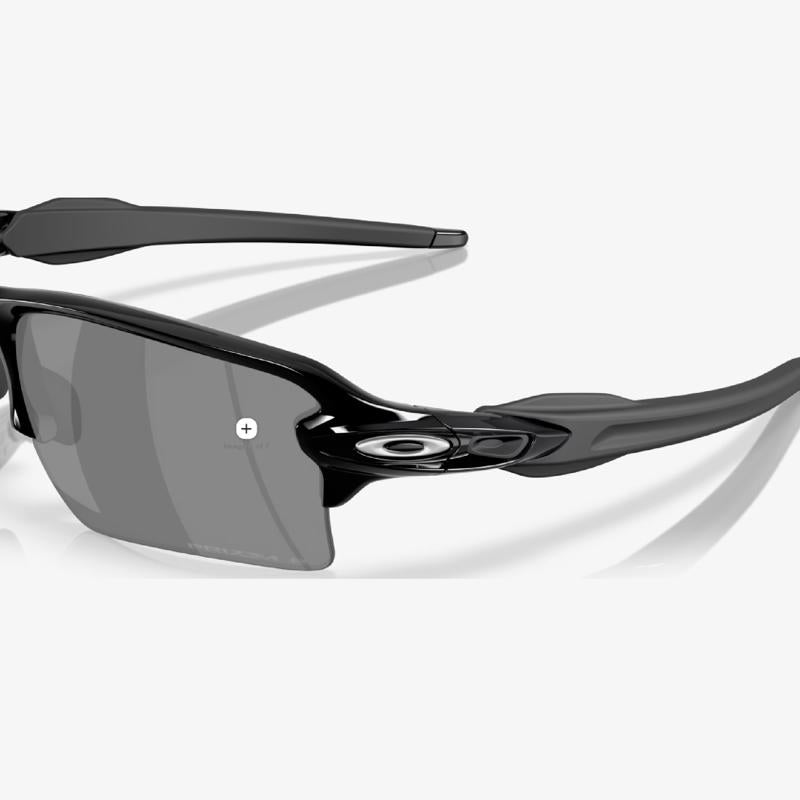 Oakley Flak 2.0 XXL Men's Polished Black Frame Prizm Black Lens Polarized Sunglasses