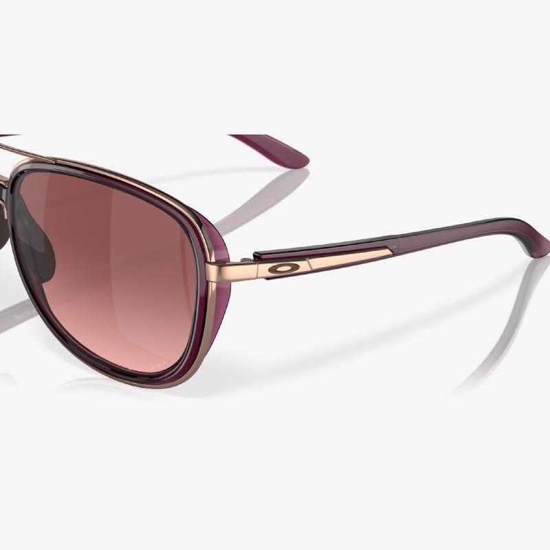 Oakley Split Time Women's Crystal Raspberry Frame Black Gradient Lens Sunglasses