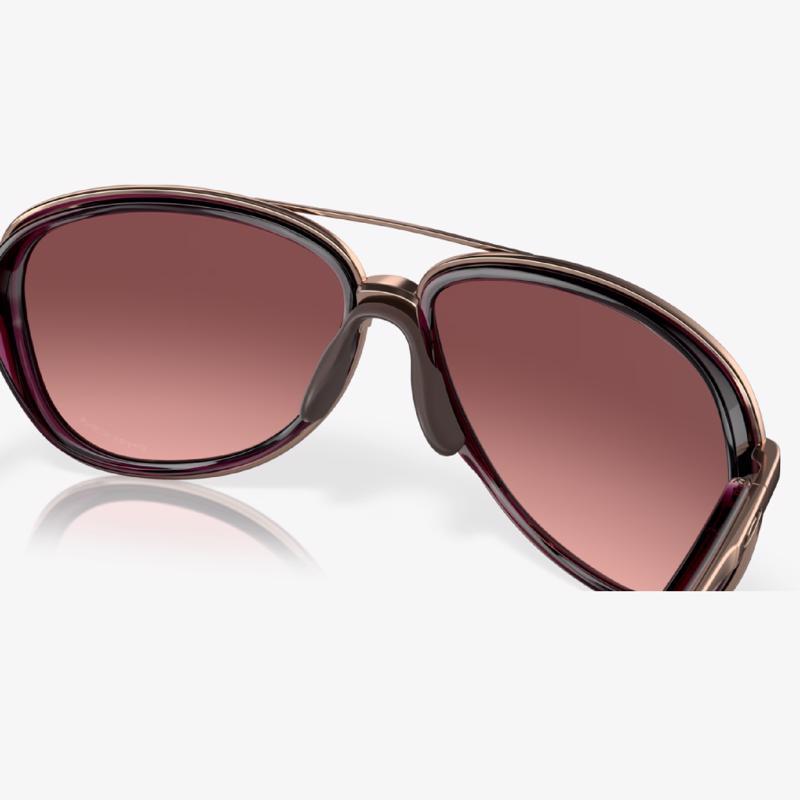 Oakley Split Time Women's Crystal Raspberry Frame Black Gradient Lens Sunglasses