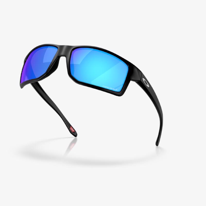 Oakley Gibston XL Men's Matte Black Frame Prizm Sapphire Lens Sunglasses