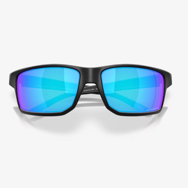 Oakley Gibston XL Men's Matte Black Frame Prizm Sapphire Lens Sunglasses