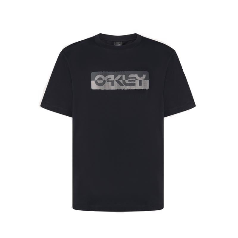 Oakley L Short Sleeve Men's Crew Neck Blackout Duality B1B Tee Shirt