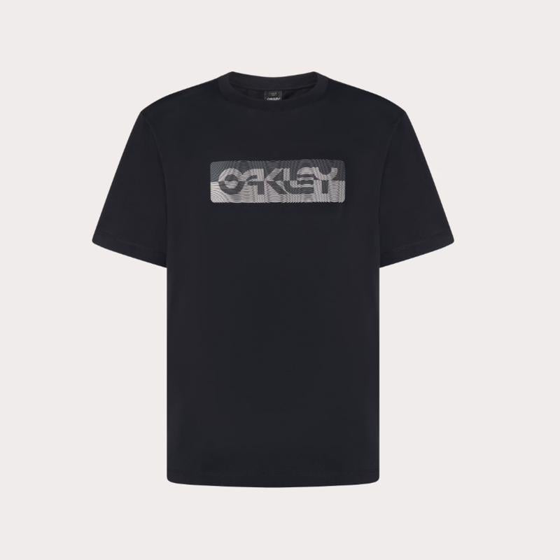 Oakley L Short Sleeve Men's Crew Neck Blackout Duality B1B Tee Shirt