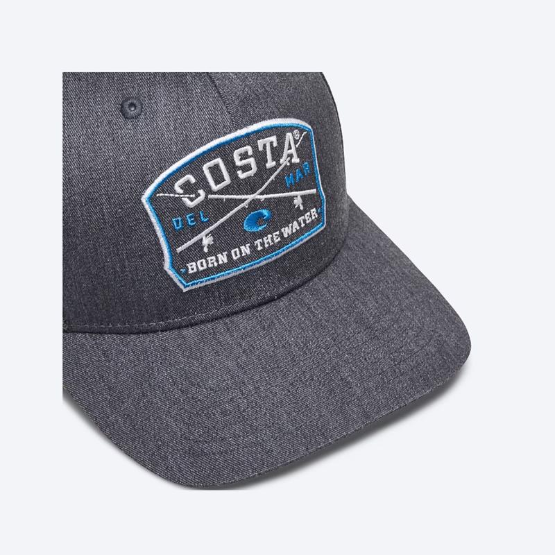 Costa Spinners Trucker Hat Black Heather L/XL