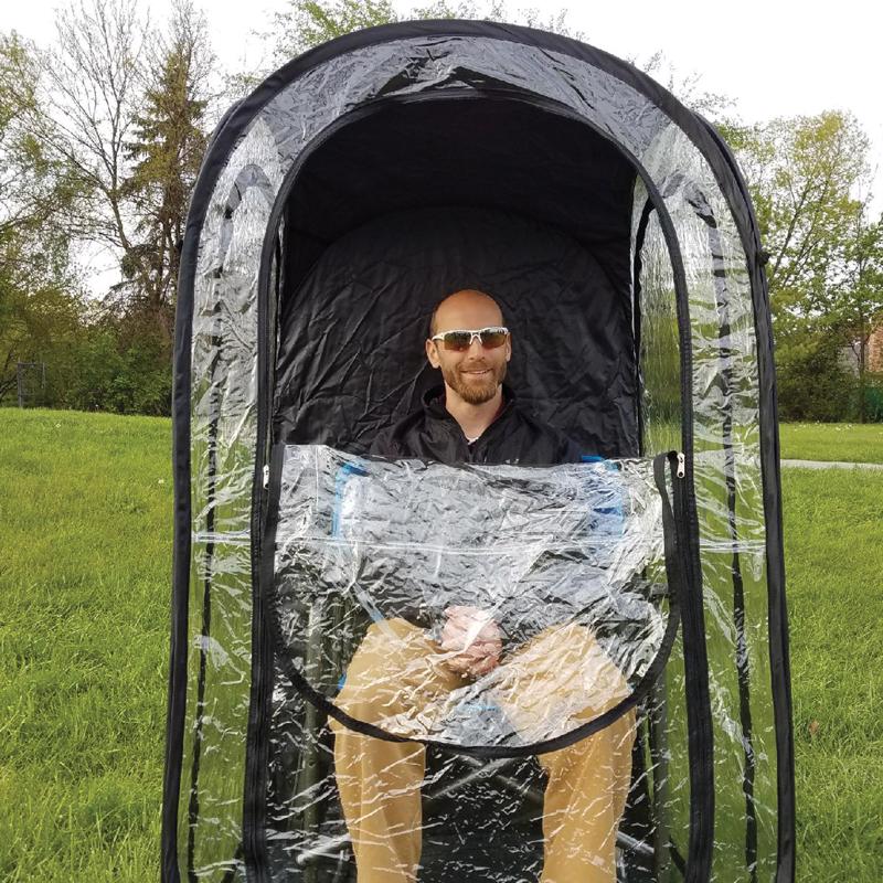 Weather Pod Under the Weather Polyester Chair Tent Pop-Up Tent 5 ft. H X 3 ft. W X 3 ft. L