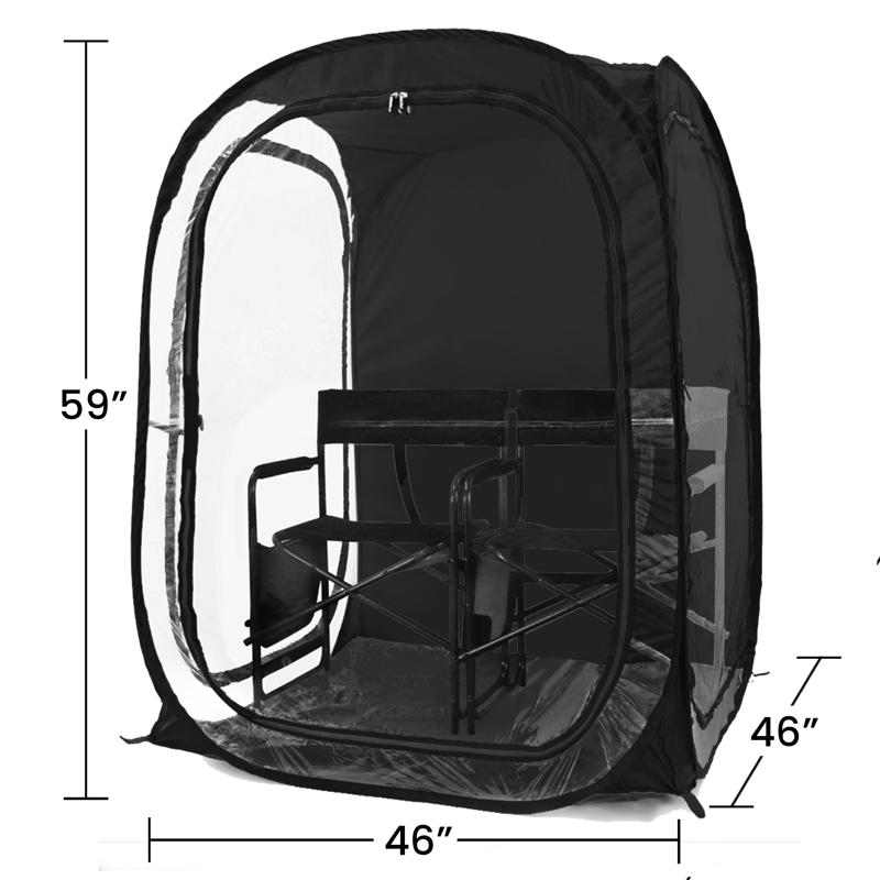 Weather Pod Under the Weather Polyester Chair Tent Pop-Up Tent 5 ft. H X 4 ft. W X 4 ft. L