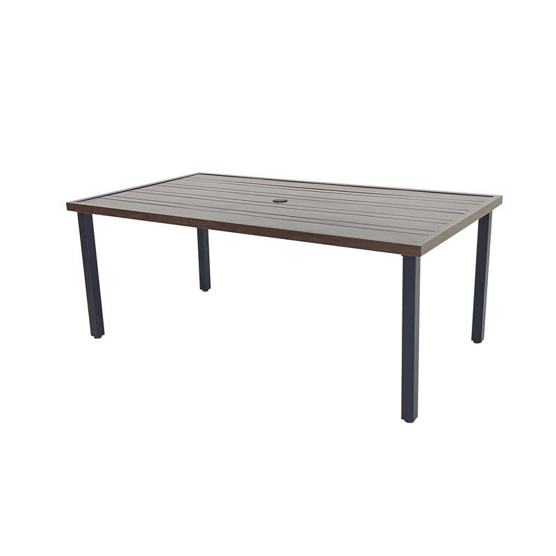 Living Accents 7 pc Brown Steel Sling Dining Set