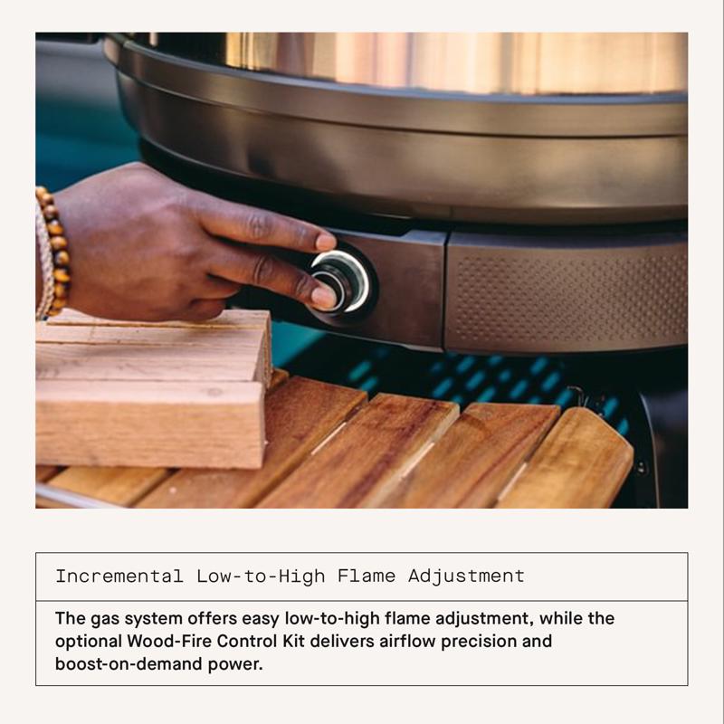 Gozney Dome (Gen 2) Propane Gas/Wood Outdoor Pizza Oven Off-Black