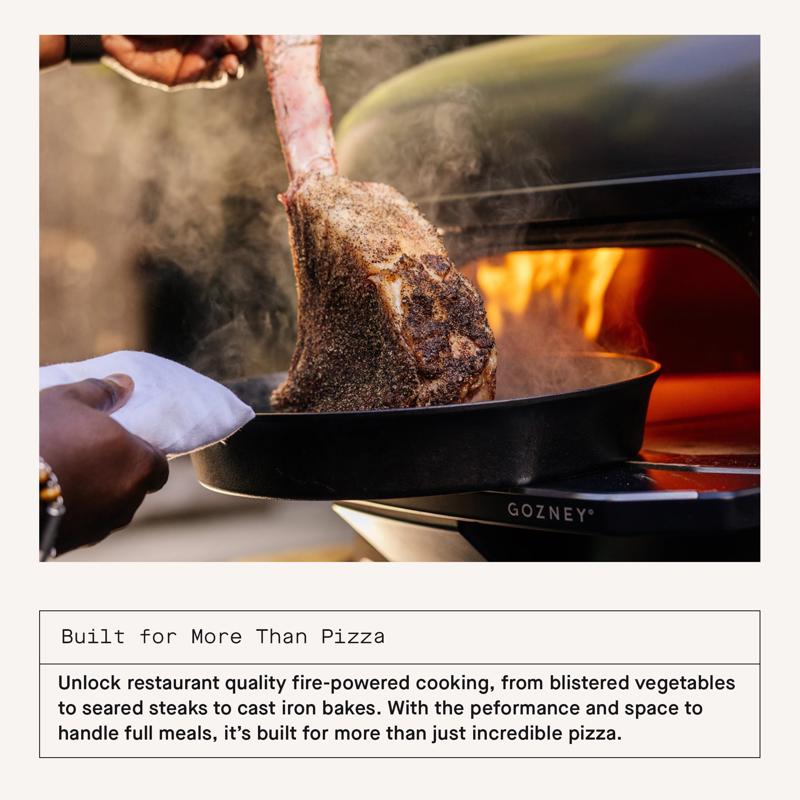 Gozney Dome (Gen 2) Propane Gas/Wood Outdoor Pizza Oven Off-Black