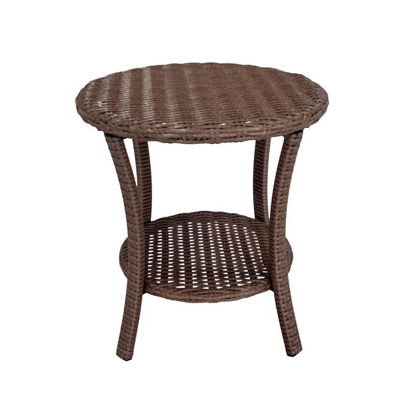 Living Accents Ashton 5 pc Brown Steel Casual Chat Set Gray Reversible Cushion