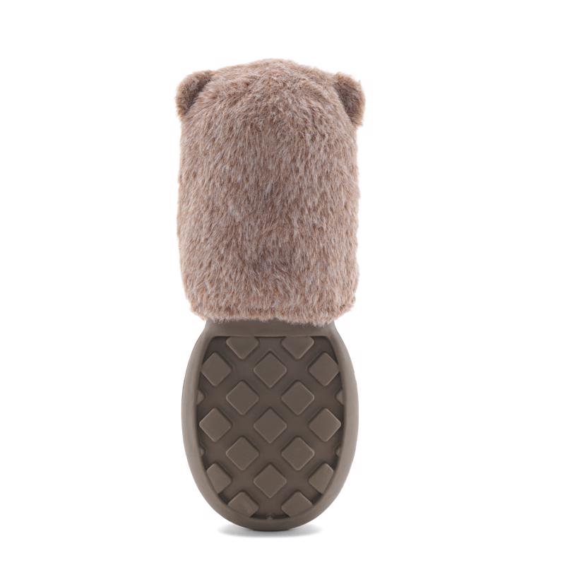 Bark Blue Cotton/Rubber PB Beaver Dog Toy Medium