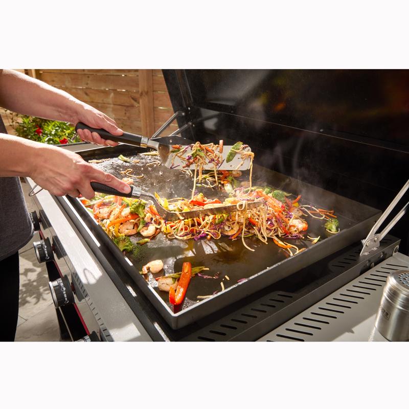 Weber Slate 36" w/Cabinet 4 Burner Liquid Propane Outdoor Griddle Black