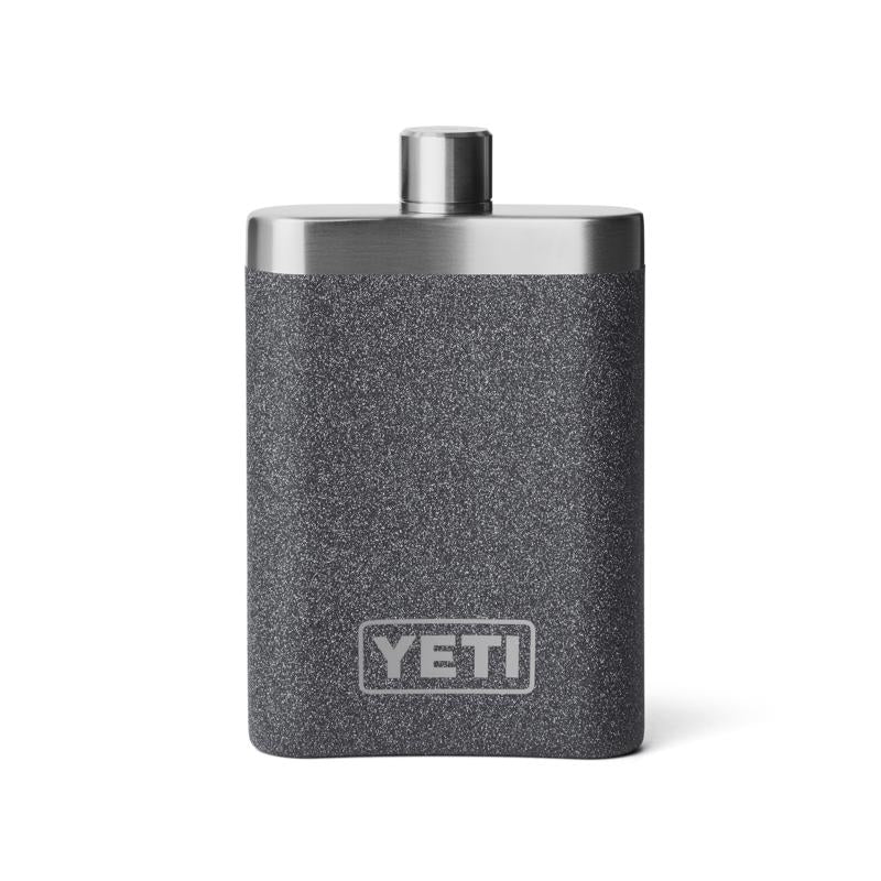 YETI 7 oz Black Stone Stainless Steel Flask
