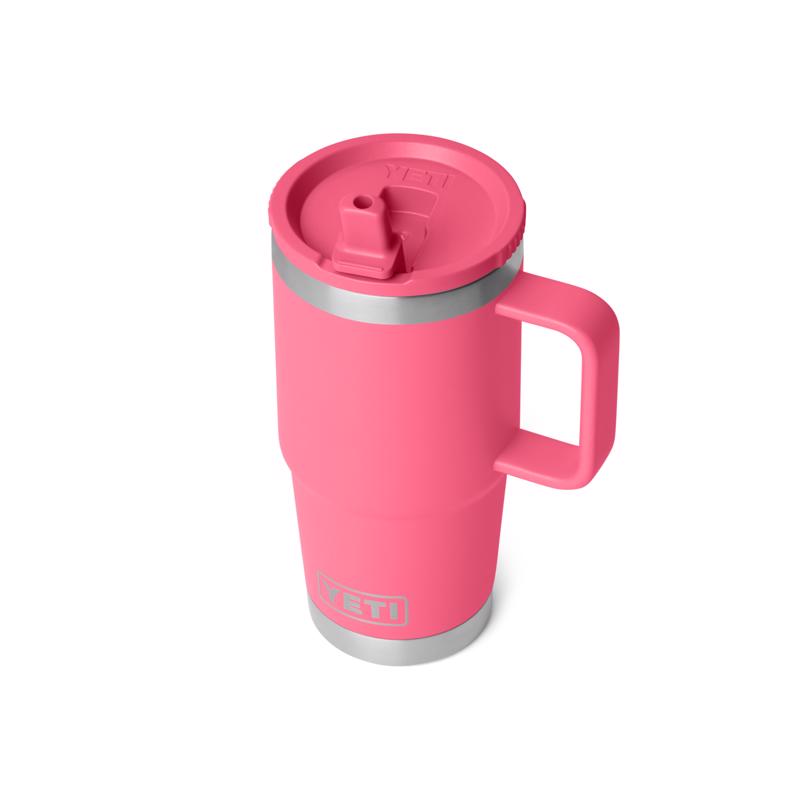 YETI Rambler 20 oz Tropical Pink BPA Free Travel Straw Mug