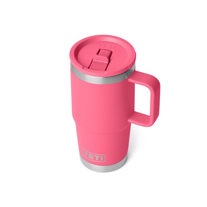 YETI Rambler 20 oz Tropical Pink BPA Free Travel Straw Mug