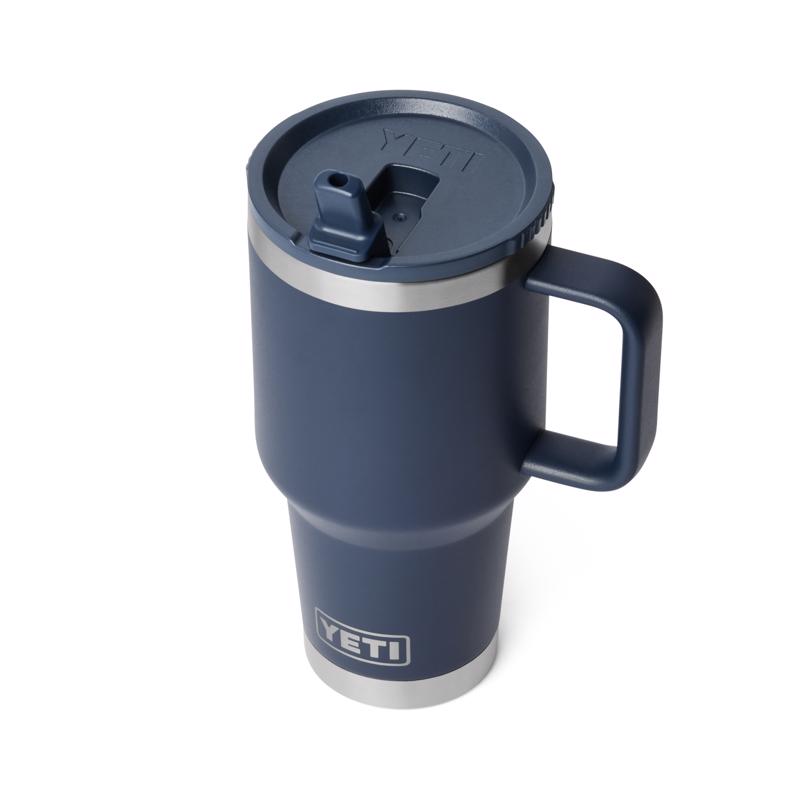 YETI Rambler 30 oz Navy BPA Free Travel Straw Mug