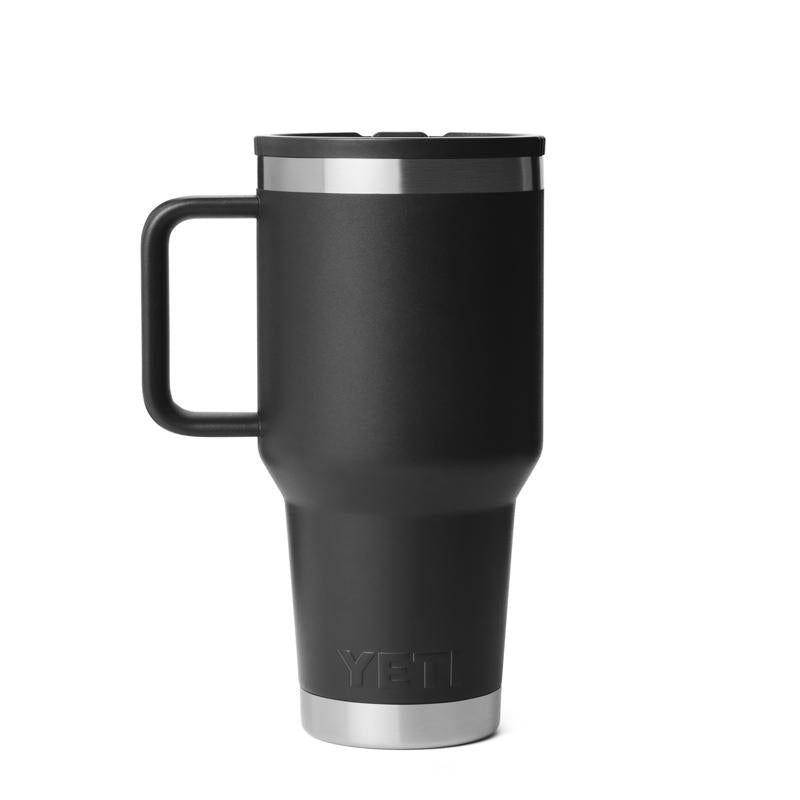 YETI Rambler 30 oz Black BPA Free Travel Straw Mug