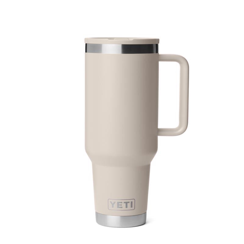YETI Rambler 40 oz Cape Taupe BPA Free Travel Straw Mug