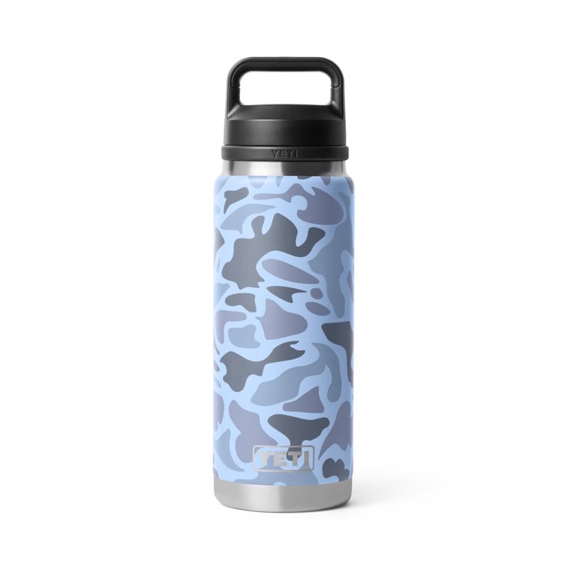 YETI Rambler 26 oz Blue Camp BPA Free Bottle with Chug Cap