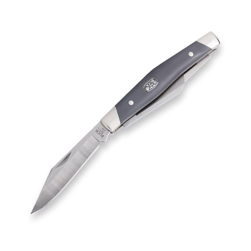Buck Knives 301 Stockman Gray 420 HC Stainless Steel > 6 in. Pocket Knife