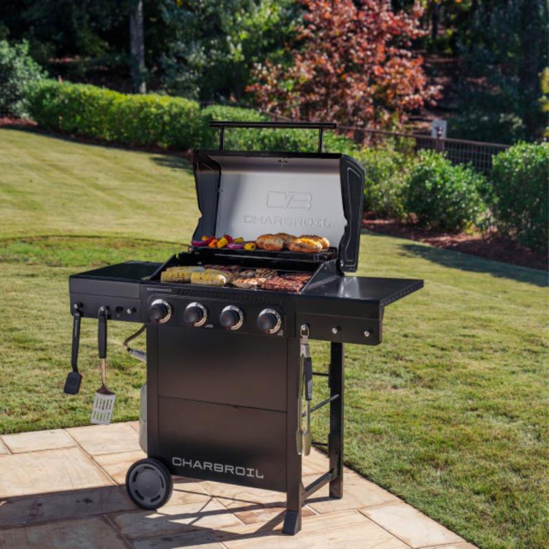 Char-Broil 4 Burner Liquid Propane Grill Black