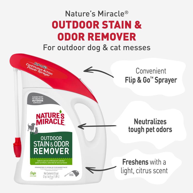 Nature's Miracle All Pets Liquid Odor/Stain Remover 64 oz