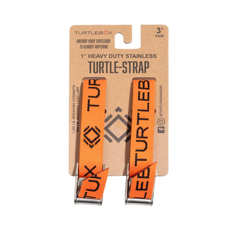 Turtlebox 36 in. L Orange Tie Down Strap 400 lb 2 pk