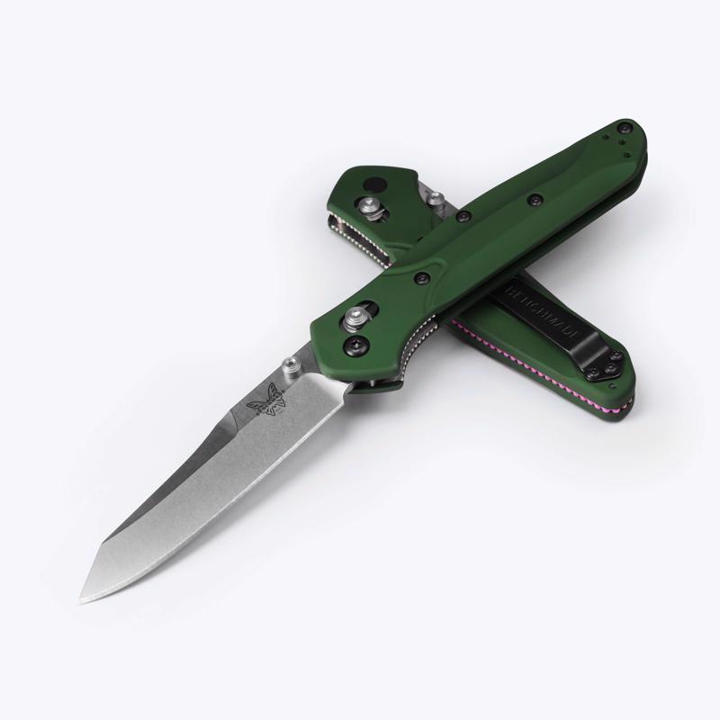 Benchmade Green S30V Steel > 6 in. Folding Knife