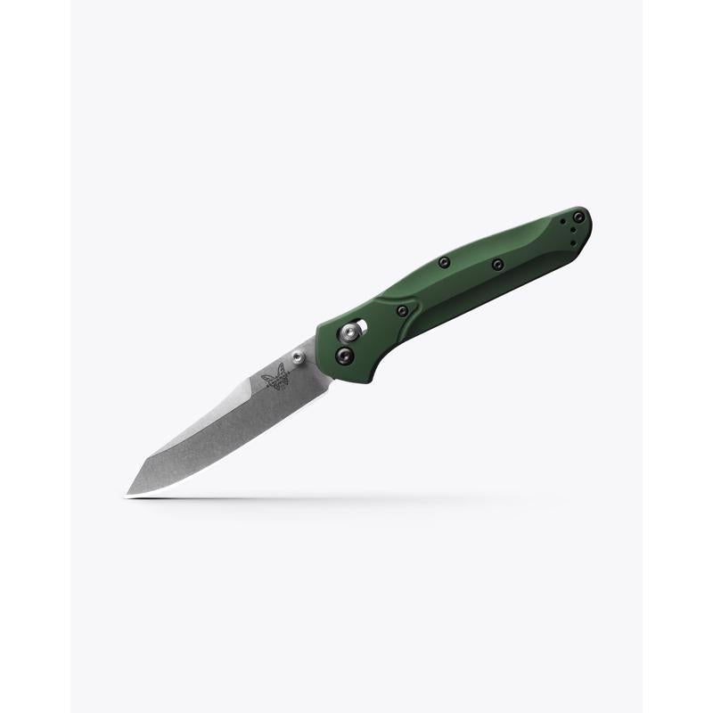 Benchmade Green S30V Steel > 6 in. Folding Knife
