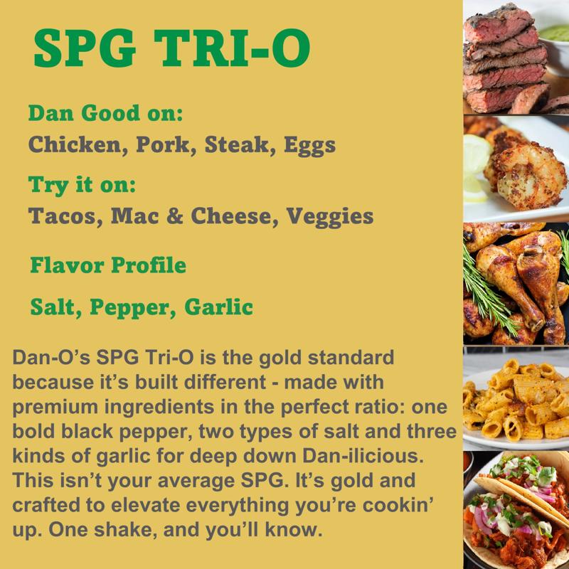 Dan-O's SPG TRI-O Seasoning 4.4 oz