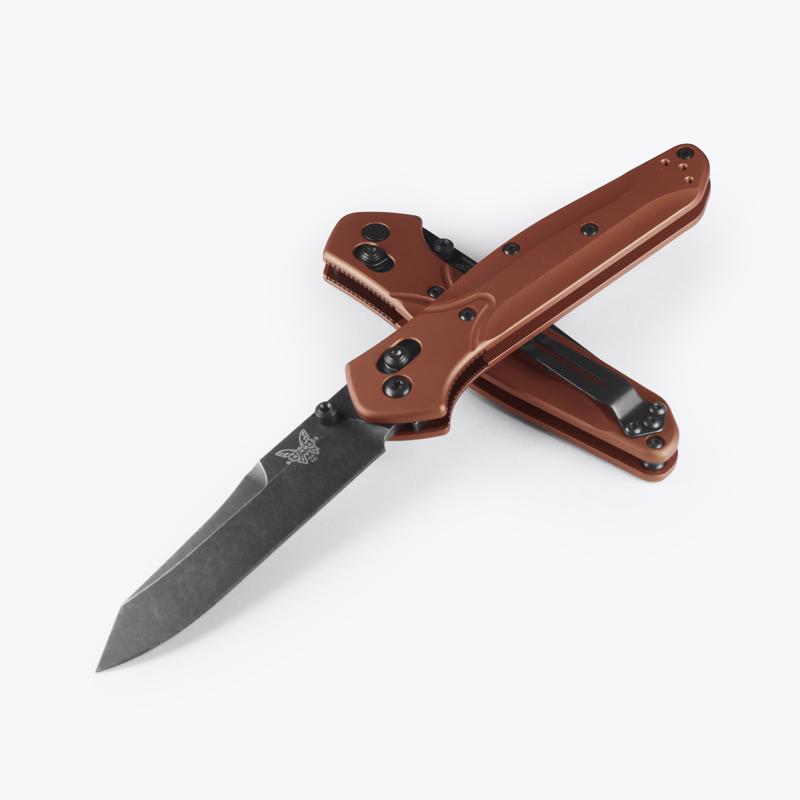 Benchmade Burnt Copper MagnaCut Stainless Steel > 6 in. Folding Knife