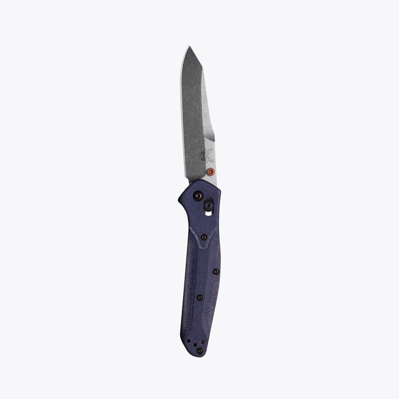 Benchmade Blue Denim M390 Stainless Steel > 6 in. Folding Knife
