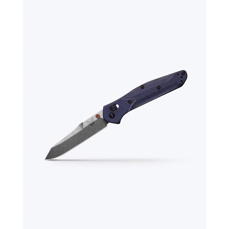 Benchmade Blue Denim M390 Stainless Steel > 6 in. Folding Knife