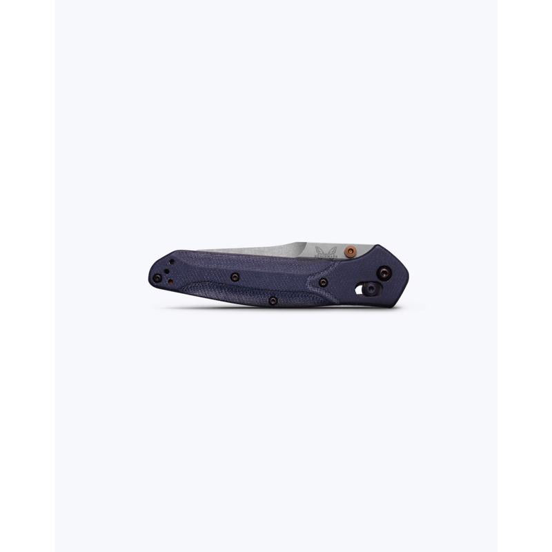 Benchmade Blue Denim M390 Stainless Steel > 6 in. Folding Knife