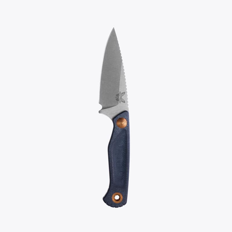 Benchmade Blue Denim MagnaCut Stainless Steel > 6 in. Fixed Blade Knife
