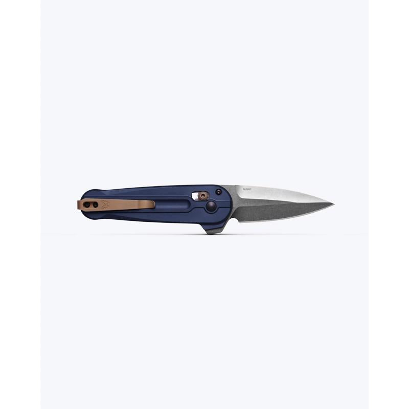 Benchmade Crater Blue M390 Stainless Steel > 6 in. Folding Knife