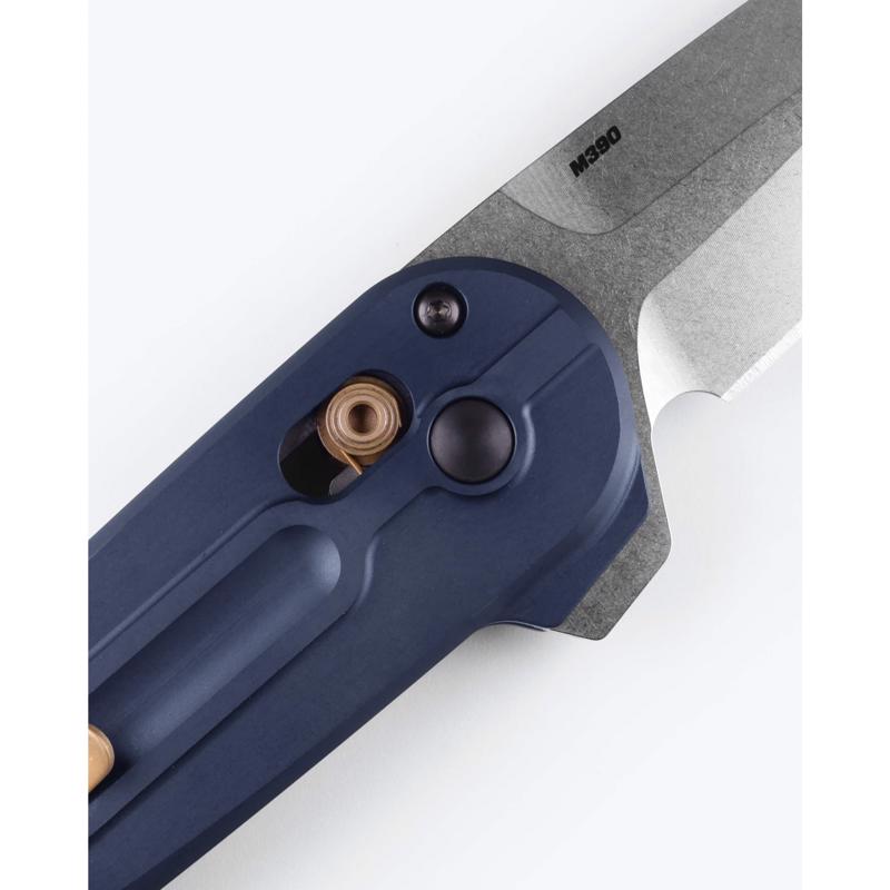 Benchmade Crater Blue M390 Stainless Steel > 6 in. Folding Knife