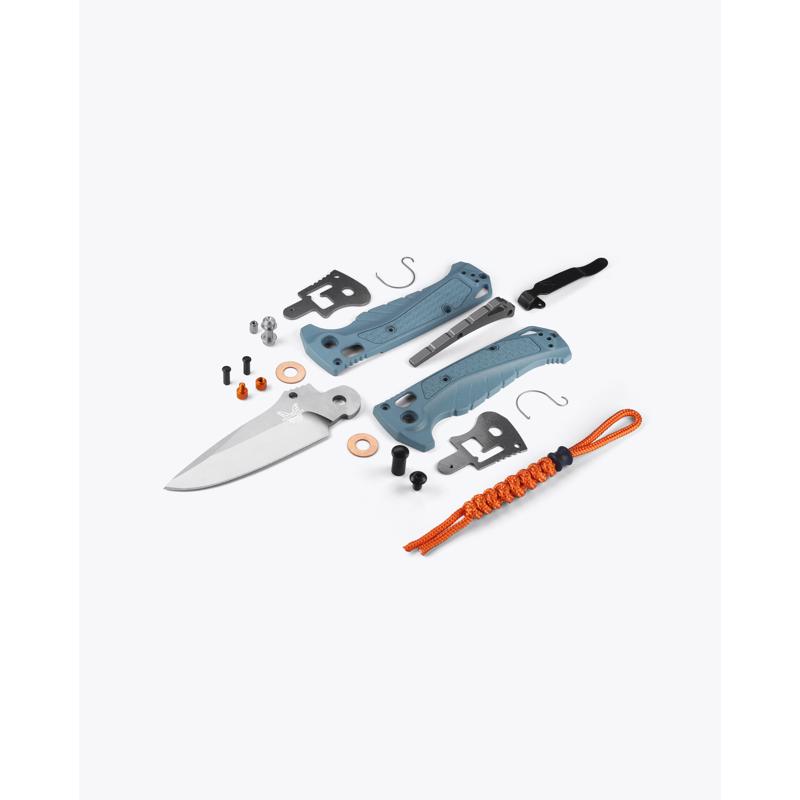 Benchmade Depth Blue MagnaCut Stainless Steel > 6 in. Folding Knife