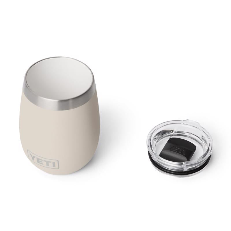 YETI Rambler 10 oz Cape Taupe BPA Free Ceramic Lined Wine Tumbler with MagSlider Lid