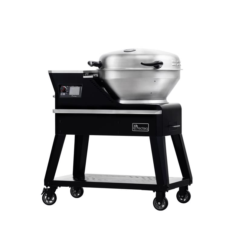Recteq Bullseye Deluxe Wood Pellet WiFi Grill and Smoker Black/Silver