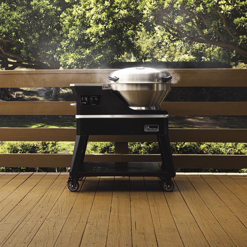 Recteq Bullseye Deluxe Wood Pellet WiFi Grill and Smoker Black/Silver