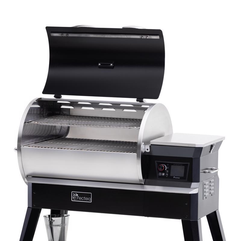 Recteq Deck Boss Wood Pellet WiFi Grill and Smoker Black/Silver