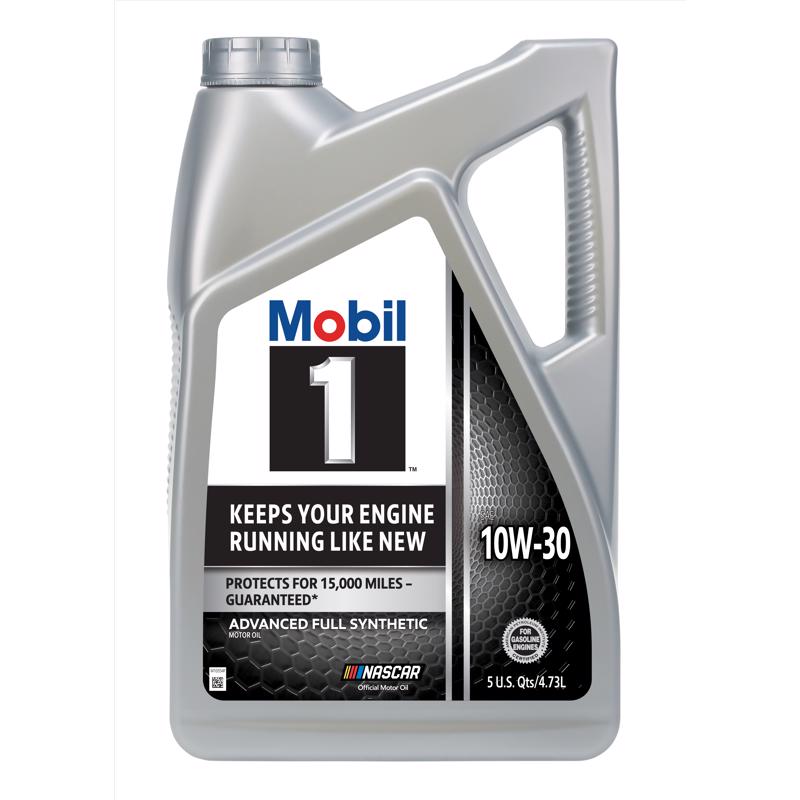 Mobil 1 10W-30 Gasoline Motor Oil 5 qt