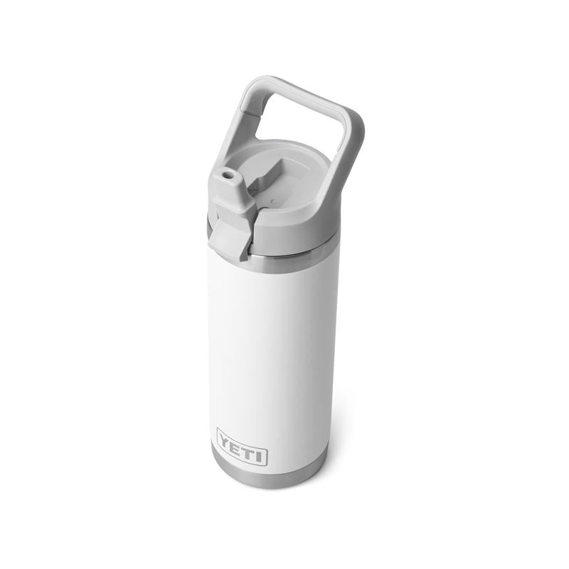 YETI Rambler 18 oz White BPA Free Bottle with Straw Cap