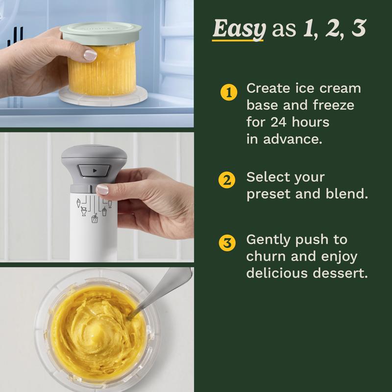 Cuisinart White 0.5 qt Ice Cream Maker 16 in. H X 9 in. W X 4 in. L
