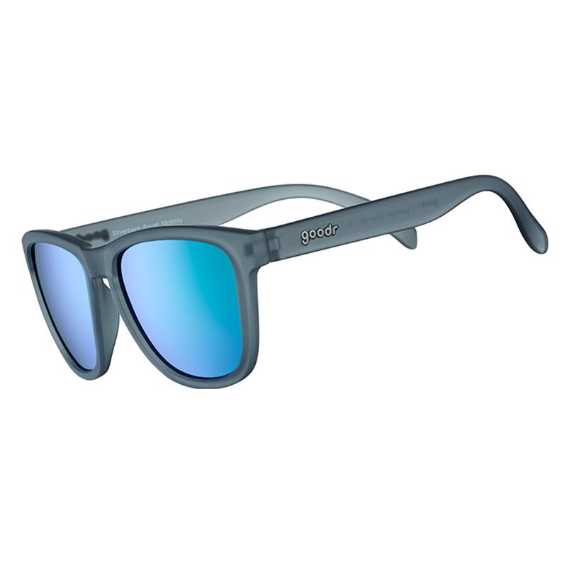 Goodr Unisex Gray Frame Green Lens Polarized Sunglasses