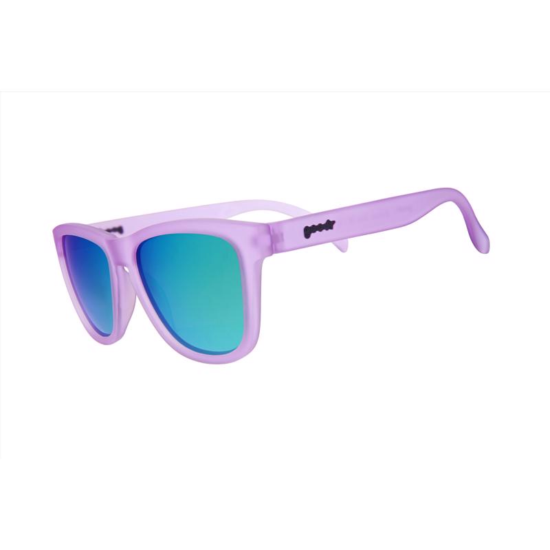 Goodr Unisex Lilac Frame Green Lens Polarized Sunglasses