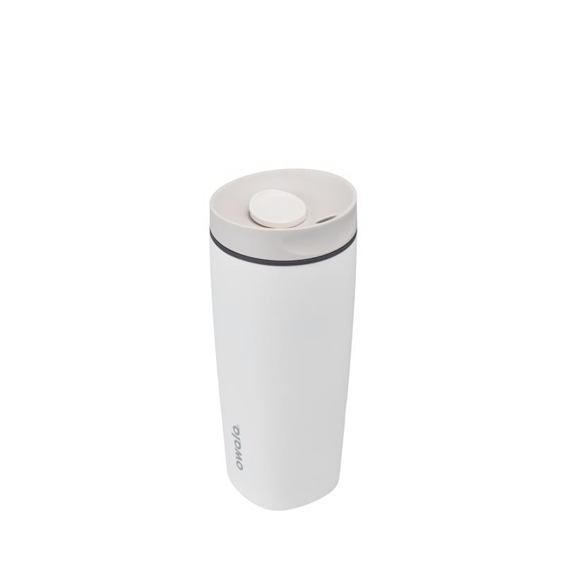 Owala 20 fl. oz. Shy Marshmallow BPA Free SmoothSip Slider Vacuum Insulated Tumbler